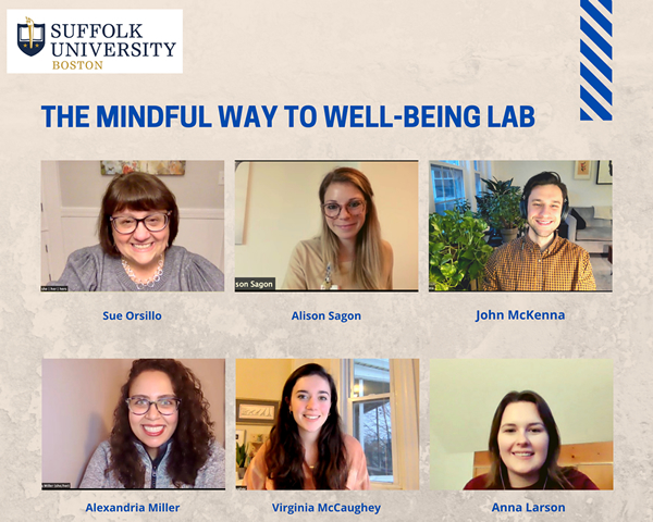 he Mindful Way to Well-Being Lab, located in the Department of Psychology at Suffolk University