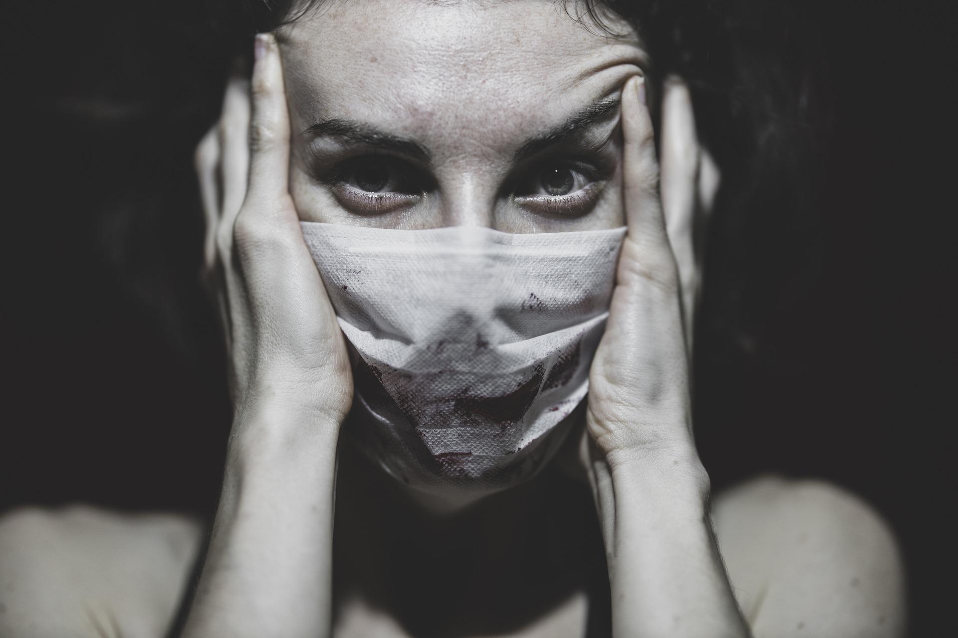 coronavirus-gd09cba21f_1920 worry, woman in mask, courtesy of Engin_Akyurt pixabay Worry, Anxiety, in the age of Coronavirus
