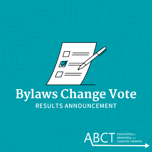 Statement From ABCT Regarding Bylaws Change